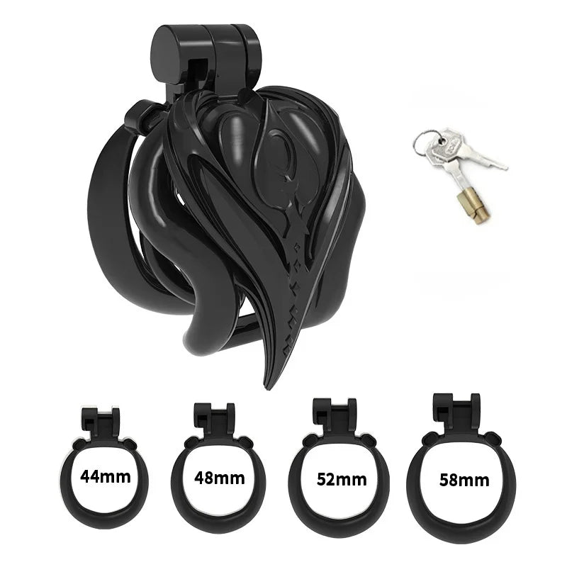 3D Ultra Compact Shield Chastity Cage – Lightweight Resin Device for Discreet Daily Wear