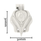 3D Ultra Compact Shield Chastity Cage – Lightweight Resin Device for Discreet Daily Wear