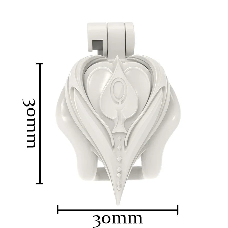 3D Ultra Compact Shield Chastity Cage – Lightweight Resin Device for Discreet Daily Wear