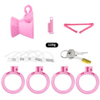3D Printed Resin Hourglass Male Chastity Cage