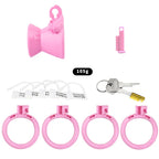 3D Printed Resin Hourglass Male Chastity Cage