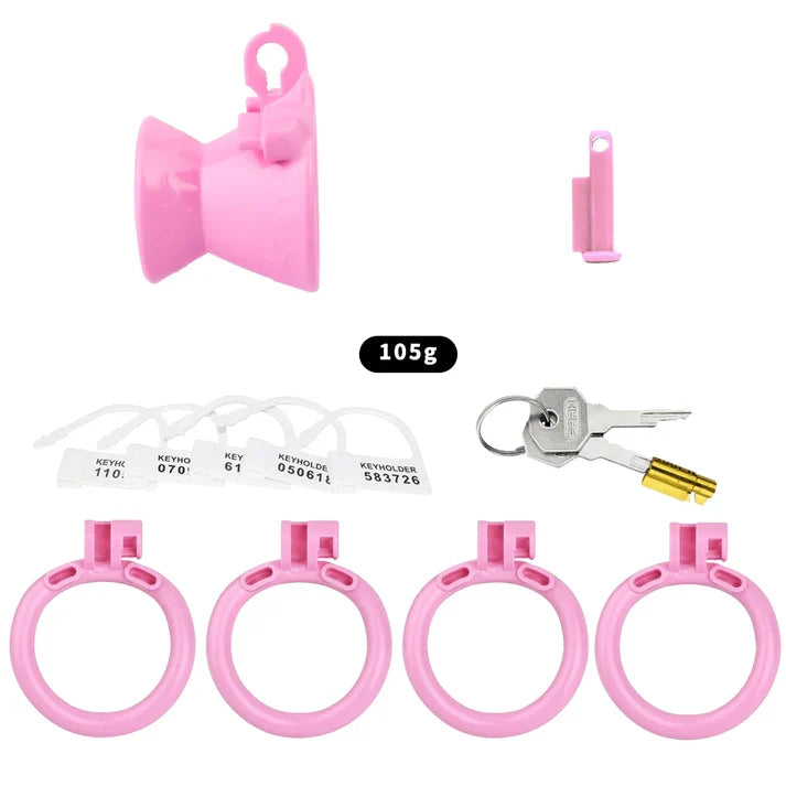 3D Printed Resin Hourglass Male Chastity Cage