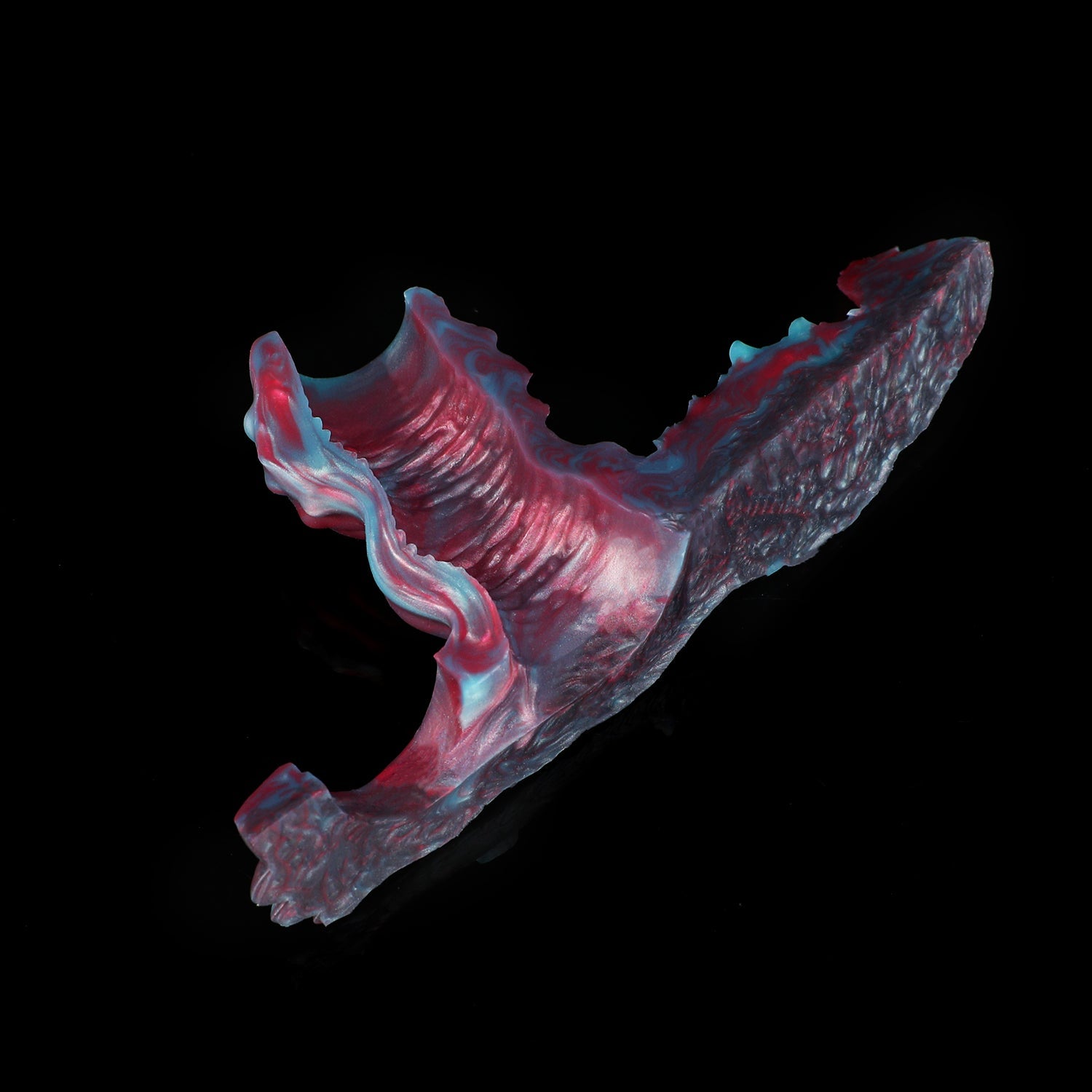 2-in-1 Fantasy Cock Sleeve with Grinder — Platinum Silicone Penis Extender for Couples