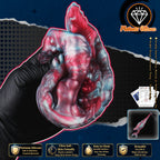 2-in-1 Fantasy Cock Sleeve with Grinder — Platinum Silicone Penis Extender for Couples