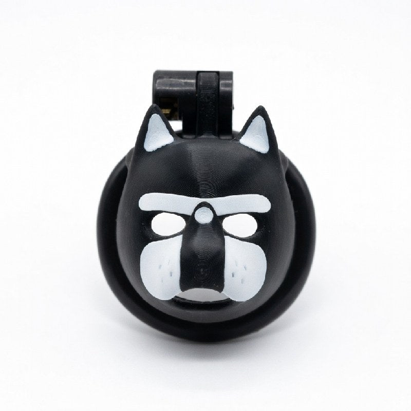 Puppy Play Bulldog Chastity Cage – Cute Resin Locking Device for Men