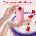 Finger Oral Sex Clit Sucking Vibrator - Pink Kawaii Whisper Quiet Female Sex Toys