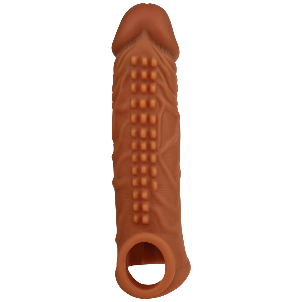 Vibrating Bullet Penis Sleeve Male Sex Toys - Fantasy Knotted Rabbit Clit Stimulator Couple Fun