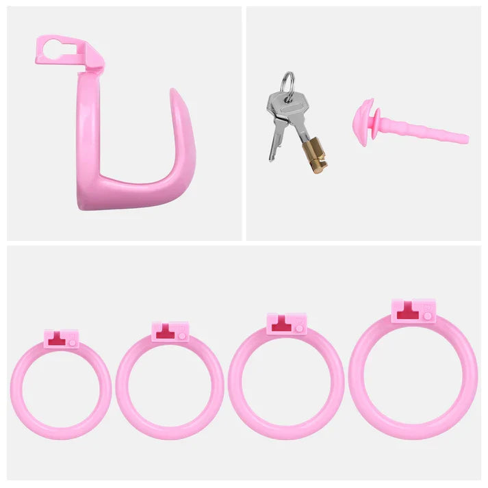Semi-Open Male Chastity Cage – ABS Resin