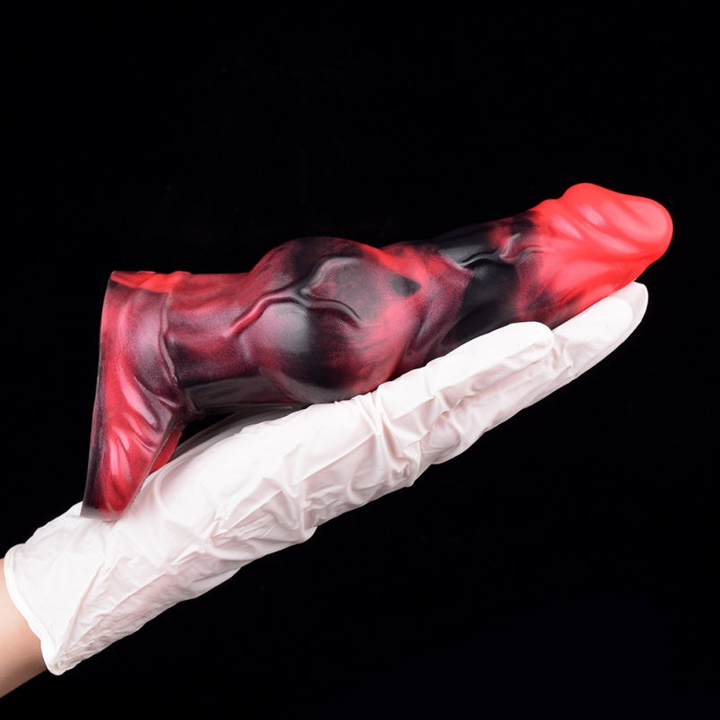 Fantasy Vibration Penis Extender – Silicone Cock Sleeve Engineered to Combat Erectile Difficulties