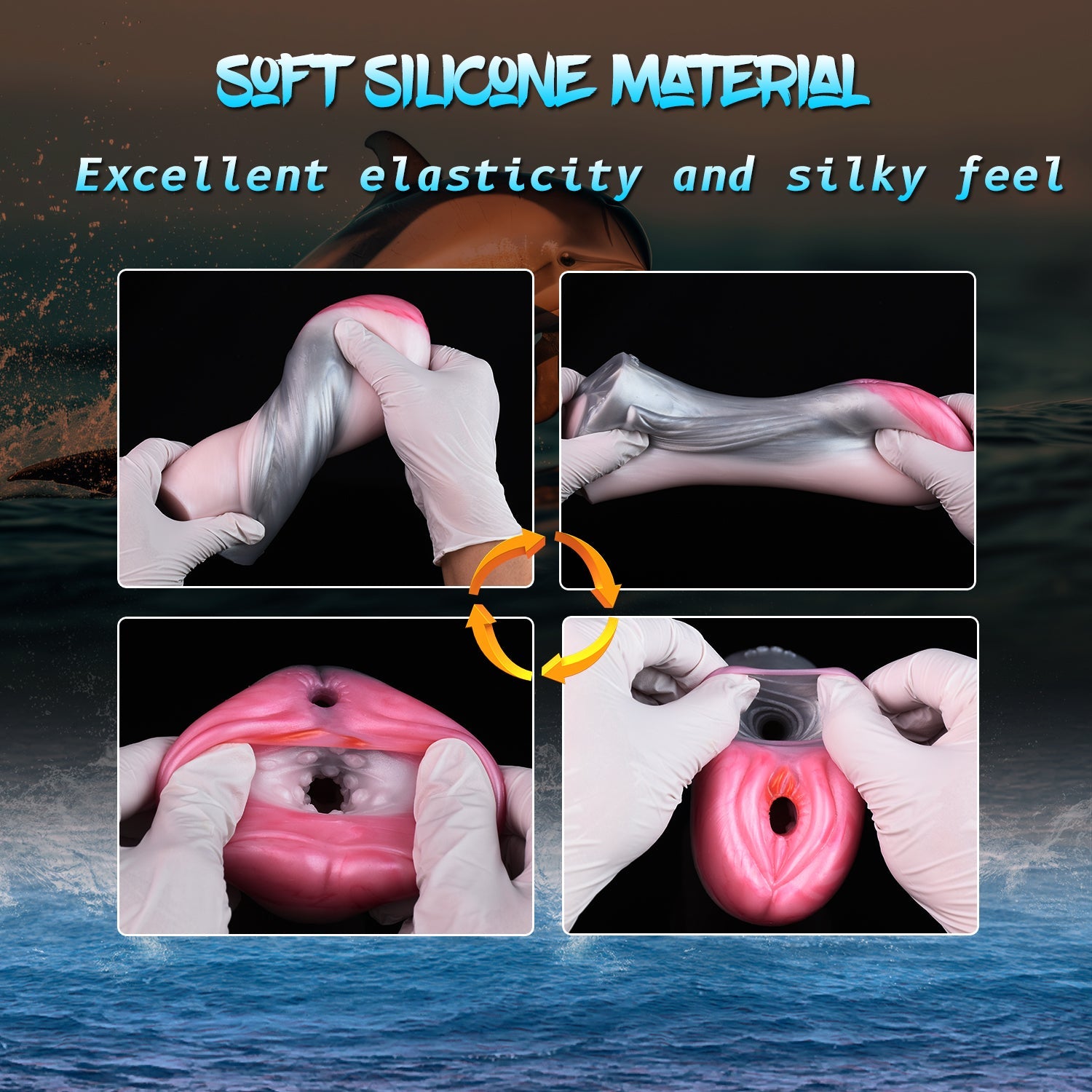 Dolphin Pocket Pussy – Fantasy Ocean Animal Vagina Masturbator | Domlust Beast Sex Silicone