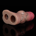 Knotted Dildo Cock Sleeve Sex Toy for Men - Realistic Penis Extender Cockring Ejaculation Trainer
