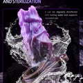 Blossom Crown Fantasy Penis Sleeve – Internal Skeleton Silicone Cocksleeve Male Sex Toy