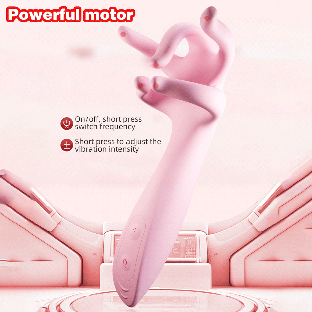Finger Vibrator Sex Toys for Women - Realistic Pink Breast Vaginal Prostate Massager Novelty Gift