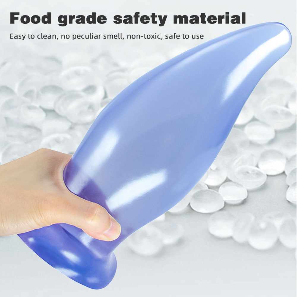 Big Butt Plug Anal Dildo - Soft Silicone Anal Dilator Sex Toys for Men Women