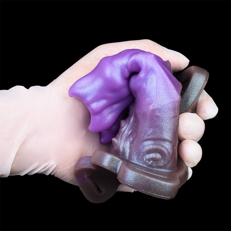 Blossom Crown Fantasy Penis Sleeve – Internal Skeleton Silicone Cocksleeve Male Sex Toy