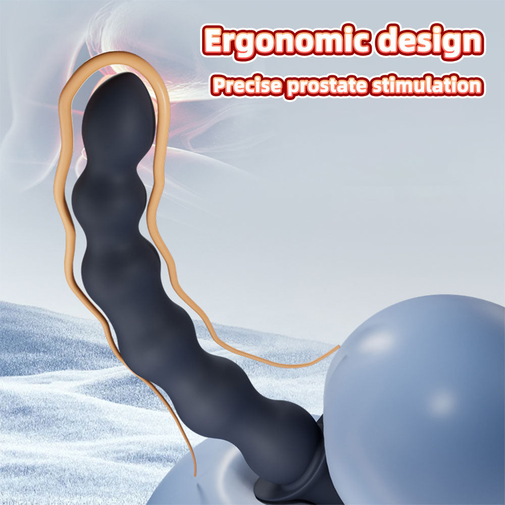 Vibrating Anal Beads Prostate Massager - Portable Finger Vaginal Anal Orgasm Handy Sex Toys