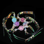 Colorful Crystal Ballgag | Soft Silicone BDSM Mouth Gag for Roleplay & Bondage Games