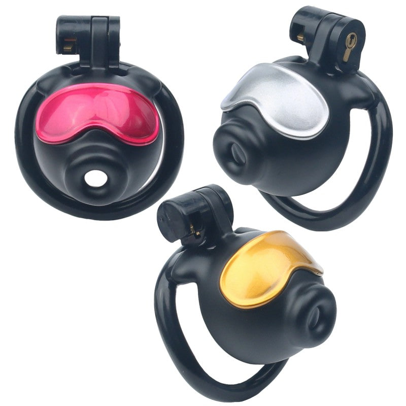 Octopus Goggle Chastity Cage 🐙  – Compact Male Chastity Device with Key