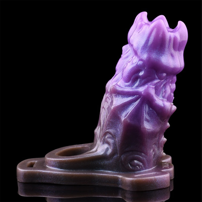 Blossom Crown Fantasy Penis Sleeve – Internal Skeleton Silicone Cocksleeve Male Sex Toy