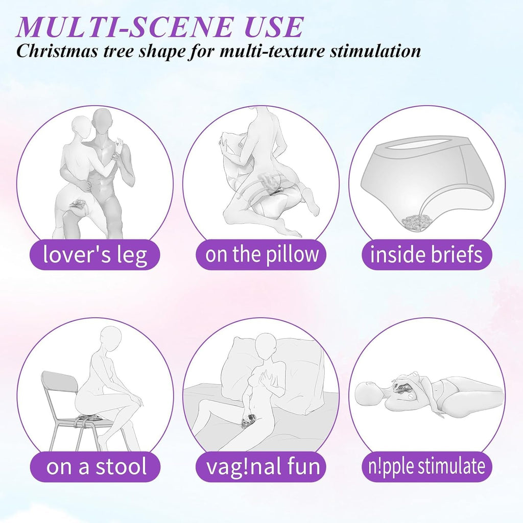 Rechargeable Wearable Grinding Vibrator with Remote Control
