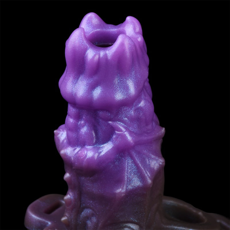 Blossom Crown Fantasy Penis Sleeve – Internal Skeleton Silicone Cocksleeve Male Sex Toy