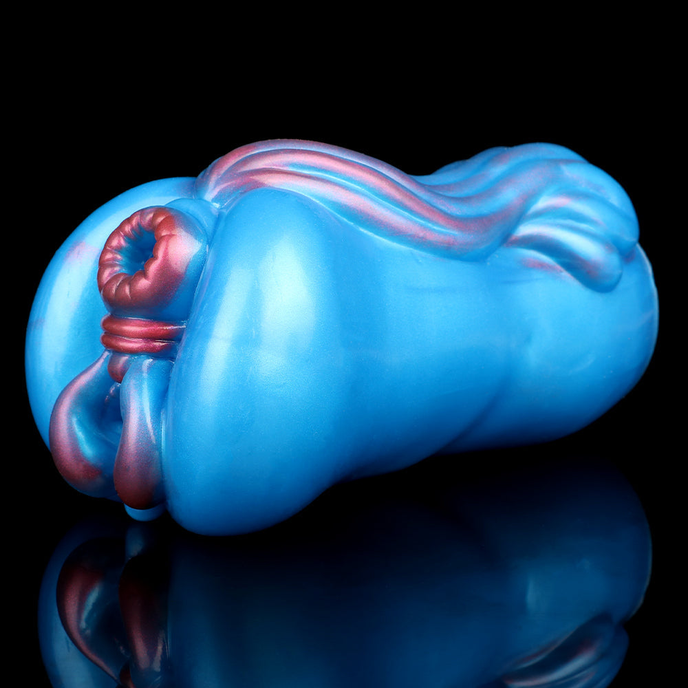 Horse Pussy Vibrating Masturbator — Dual-Entry Animal Pocket Pussy with Bullet Vibrator by Domlust