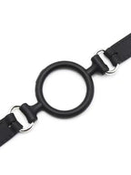 Silicone Ring Gag Oral Restraint Sex Toys - Bondage Silicone Ballgag Harness Adjustable Size