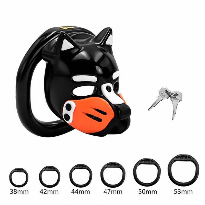 Puppy Head Chastity Cage