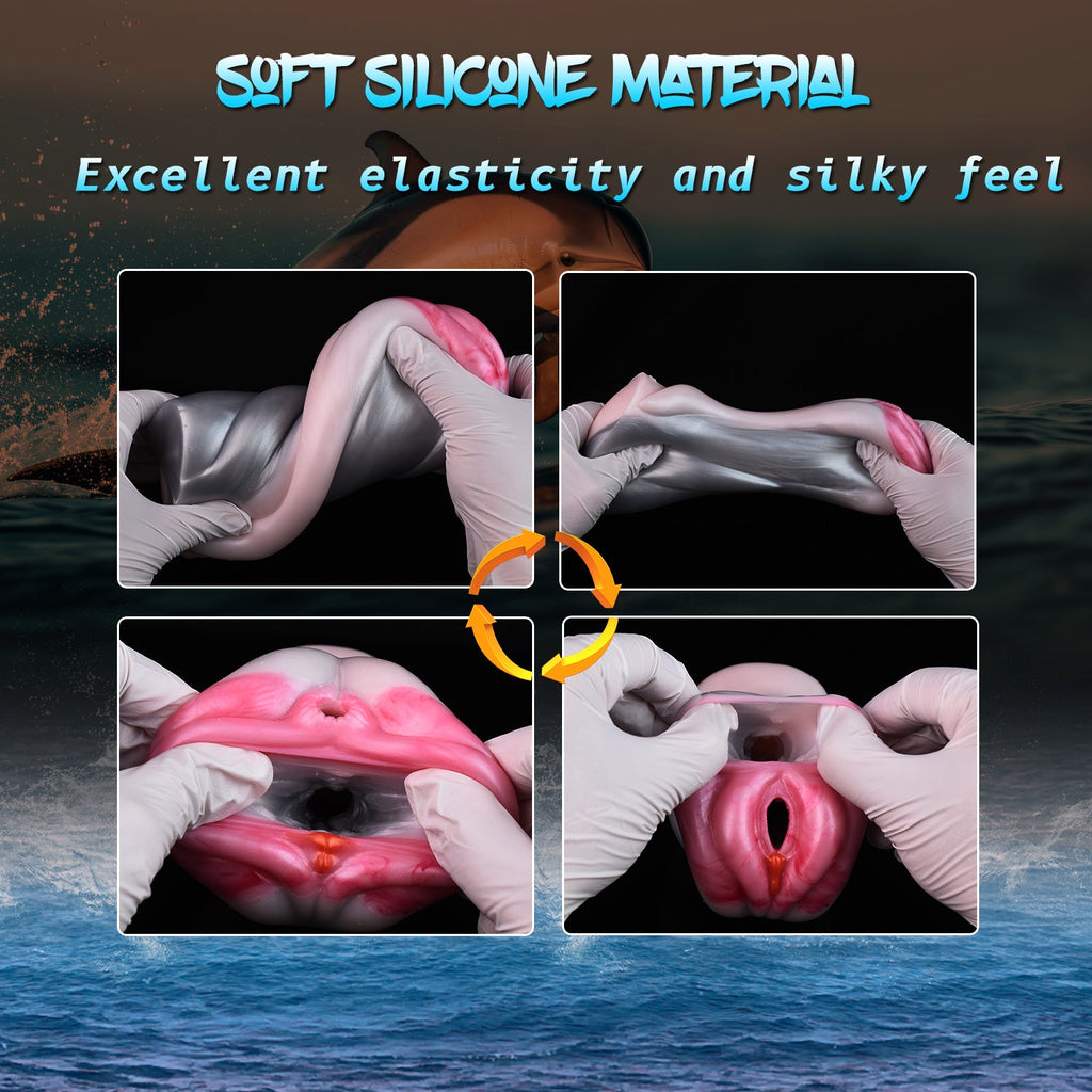 Dolphin Fantasy Pocket Pussy | Animal Silicone Masturbator for Men | Domlust