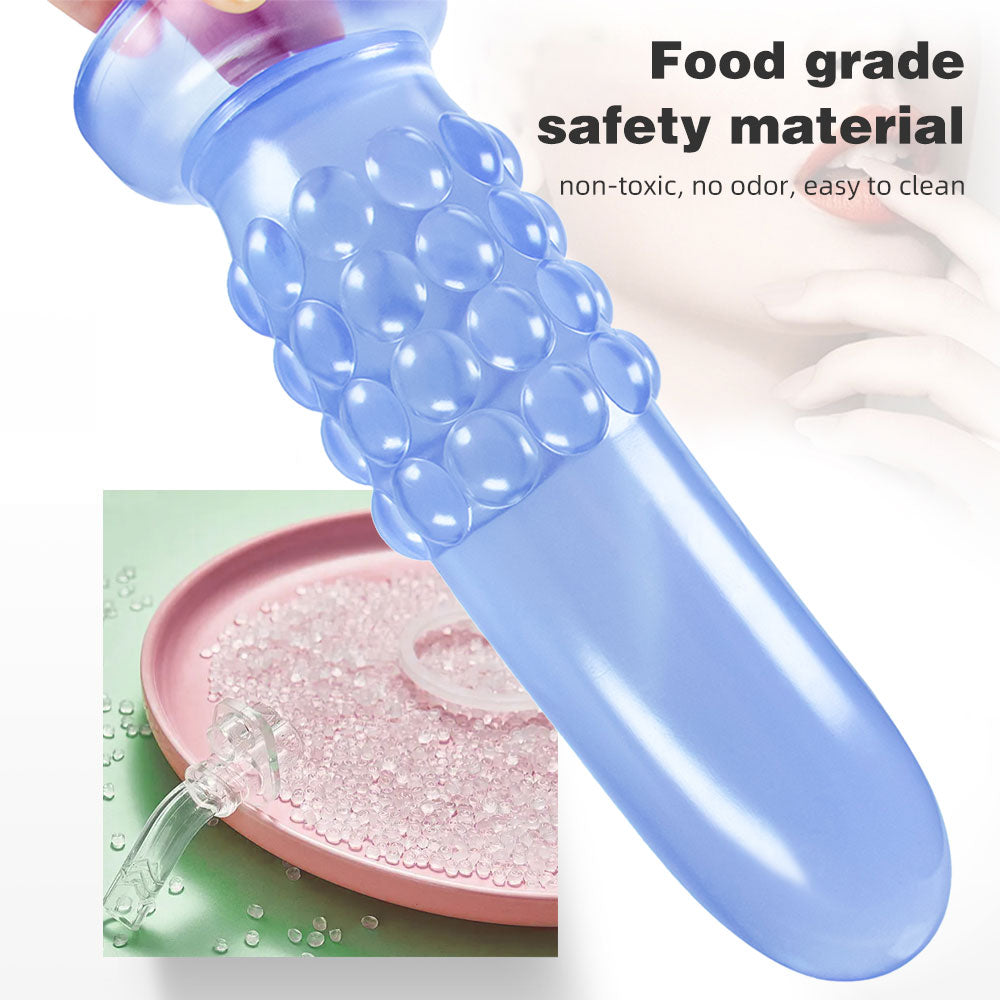 Huge Anal Dildo Butt Plug - Spiral Knotted Dildo Anal Beads for Men Women