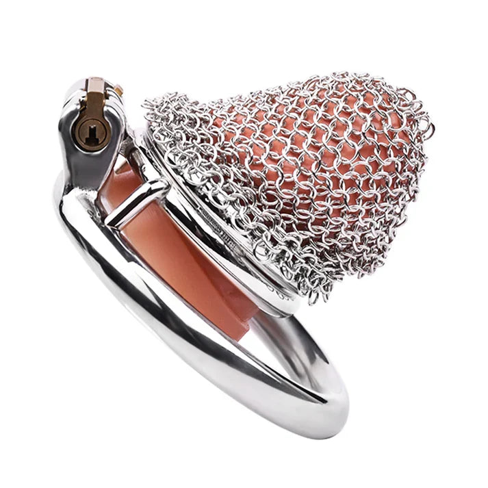 Flexible Stainless Steel Mesh Chastity Cage -5 Sizes | Comfortable & Secure