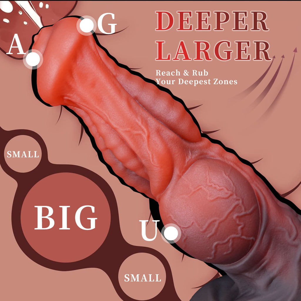 Ghostrunner - Silicone Fantasy Centaur Dildo -  Knot Dildo