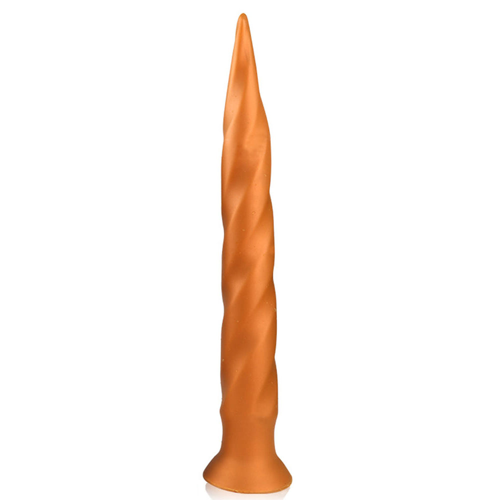 Worm II - Spiral Butt Plug - Long Butt Plug - Huge Anal Dildo