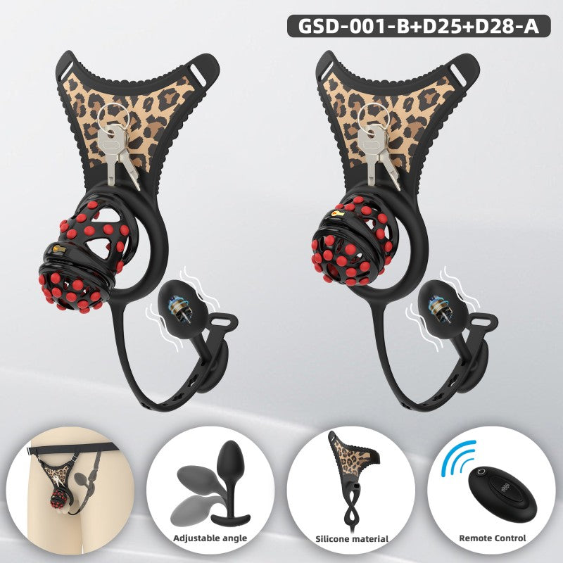 Silicone Soft Nail Modular Chastity Cage System GSD Wearable Chastity Device