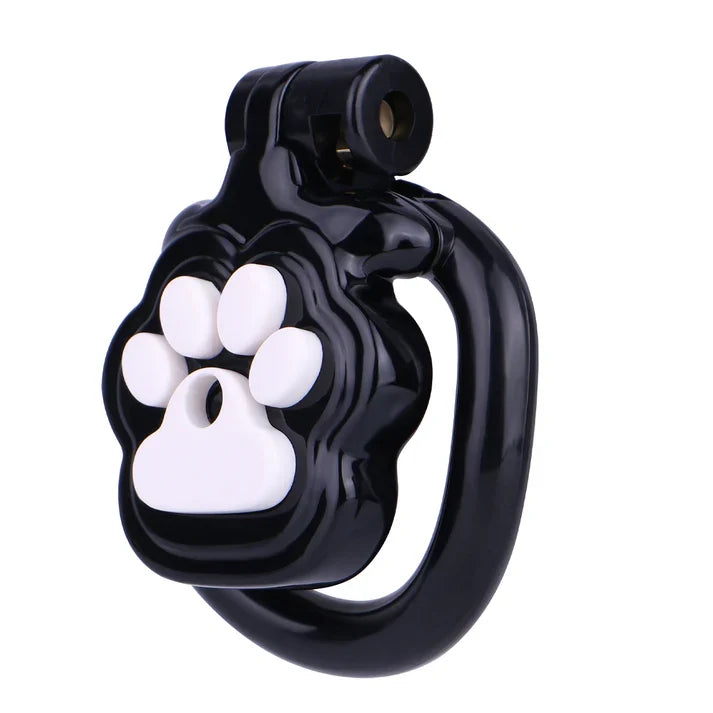 Aesthetic Neko Cat Paw Flat Chastity Cage – Playful Anime-Inspired Design