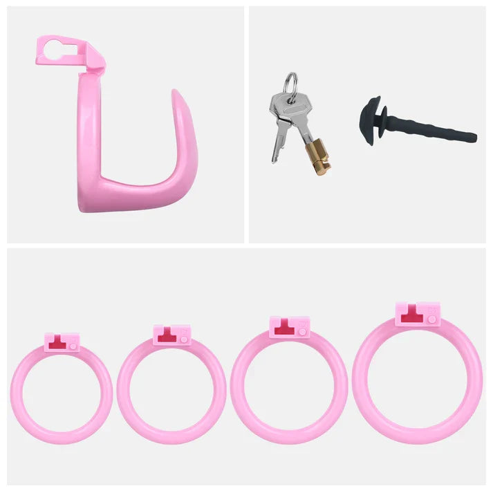 Semi-Open Male Chastity Cage – ABS Resin