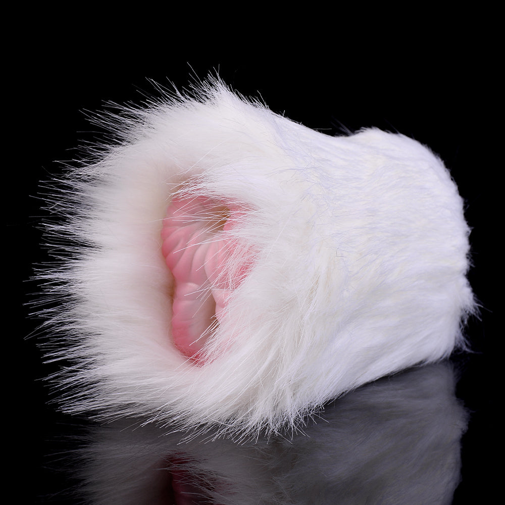 Merino Sheep Pocket Pussy Furry Sex Doll - White Fur Animal Pussies Penis Masturbator