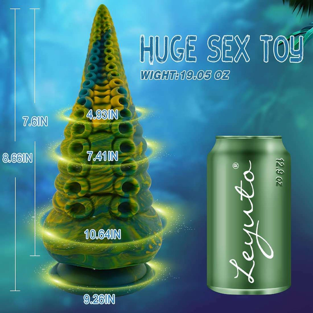 Jungle Exotic Dildo - 8.7‘’ Huge Dildos Tentacledildo Anal Orgasm with Premium Silicone