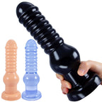 Oversize Big Anal Dildo Butt Plug - Soft Silicone Suction Cup Dildos for Men Women