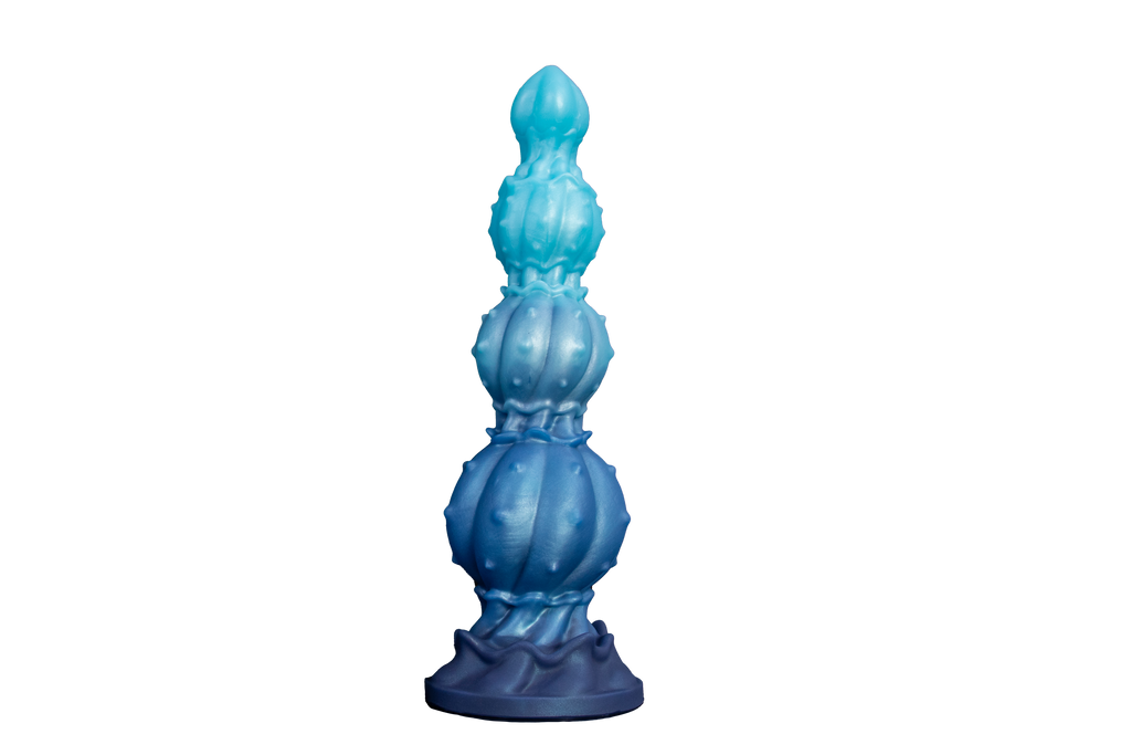 Neptune Spire Multi-Segment Fantasy Plug Dual-firmness Design (firm base, soft body)
