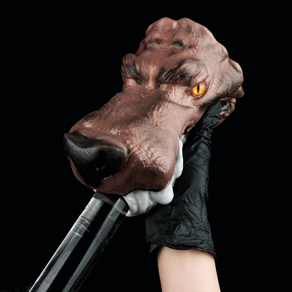 Jackal Dune Wolf Head Pocket Pussy – Beast Blowjob Male Masturbator