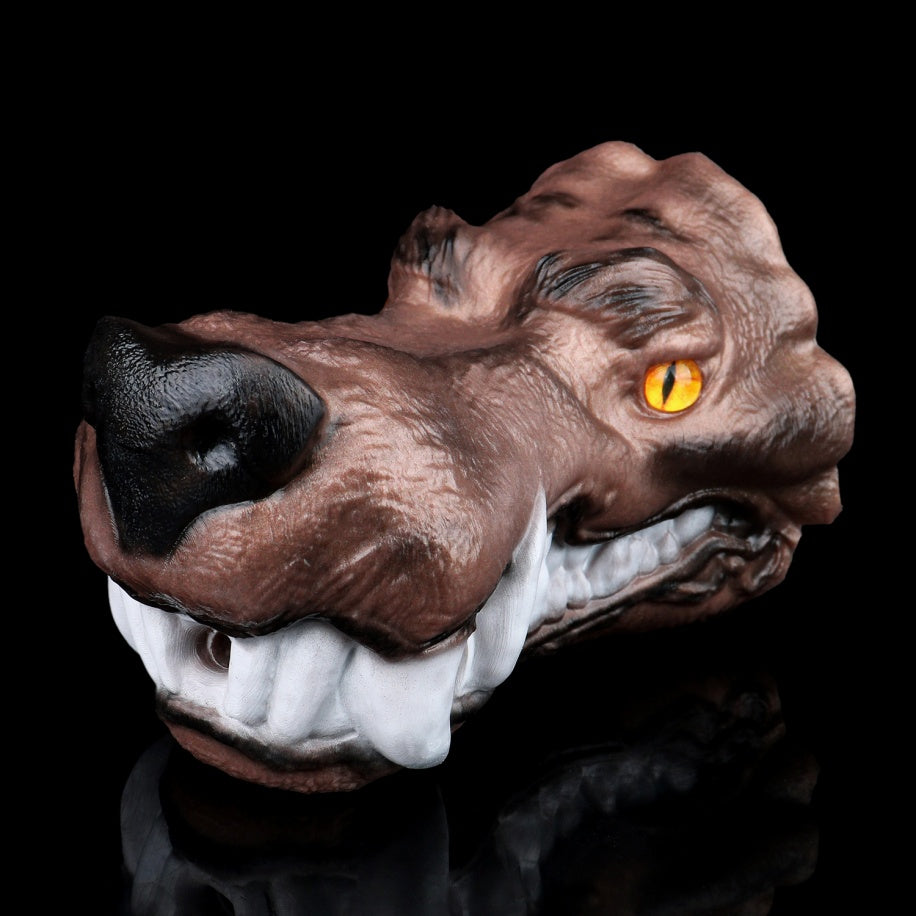 Jackal Dune Wolf Head Pocket Pussy – Beast Blowjob Male Masturbator