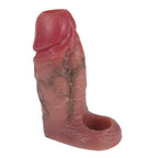 4 Inch Hollow Realistic Enlarged Male Penis Sleeve with Ring - Tarisss Sex Toy Store