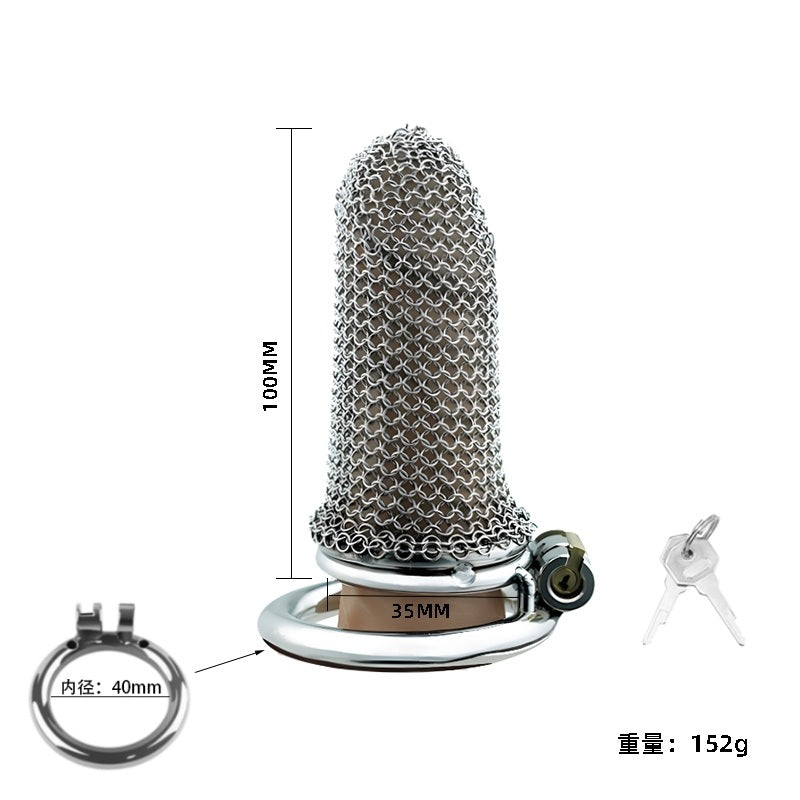 Chainmail Chastity Cage — Medieval Fantasy Armor for Your Most Private Battles