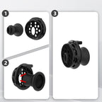 Flat Head Silicone Chastity Harness with Vibrating Plug & Remote Control-GSD Series