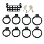 Two-Person Single Cage Chastity Lock – Full-Size Resin Shared Cage for Couples