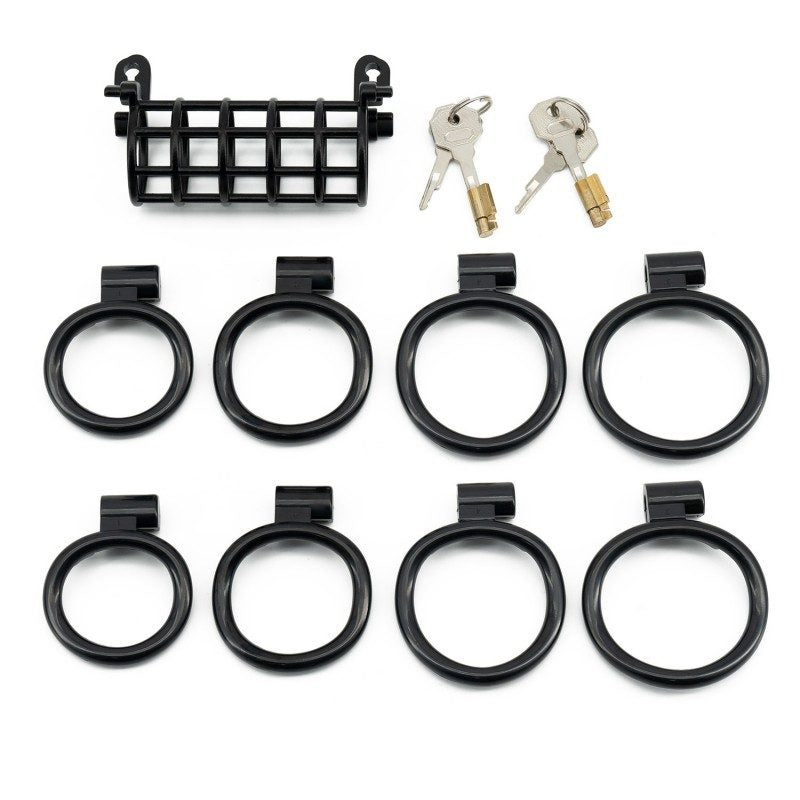 Two-Person Single Cage Chastity Lock – Full-Size Resin Shared Cage for Couples