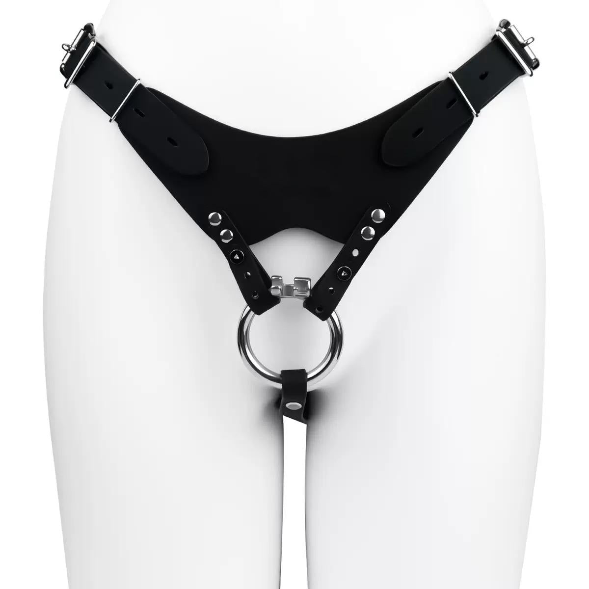 Leather Chastity Support Strap-PU10