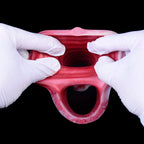 Hyena Squirting Penis Sleeve Sheath - Fantasy Cockring Delay Trainer Extender Male Sex Toy