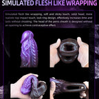 Purple Silicone Penis Extender – Bionic Experience for Ultimate Endurance and Length